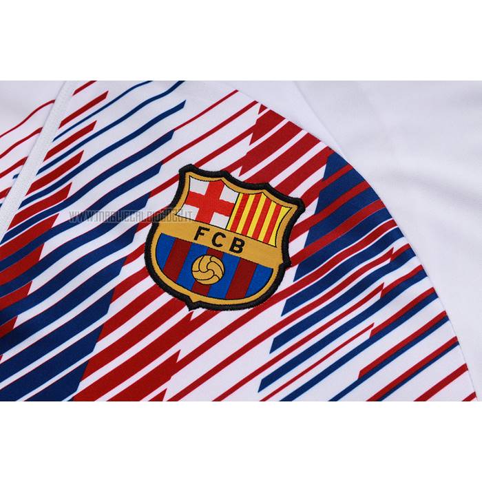 Tuta da Track de Felpa del FC Barcellona Bambino 2023-2024 Blanco